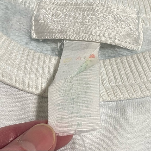 Vintage oversized floral print crewneck sweatshirt size M - Picture 4 of 8